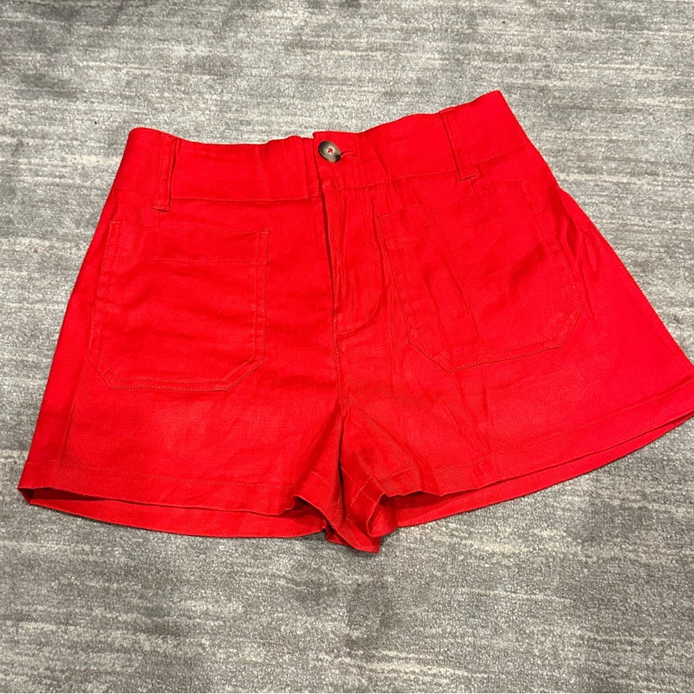 Maeve Anthropology The Colette Linen Blend Shorts NWOT 26, never worn or washed